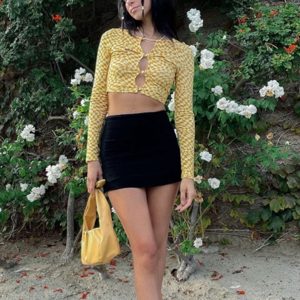 Black Selby Mini Skirt